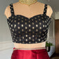 Silk Black Sleeveless Blouse