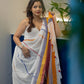 White Cotton Saree