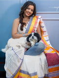 White Cotton Saree