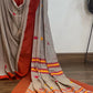 Light Brown Cotton Saree