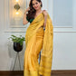 Yellow Tissue Saree