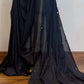 Black Mul Cotton Saree