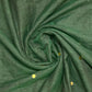 Dark Green Mul Cotton Saree