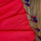 Red Cotton Saree