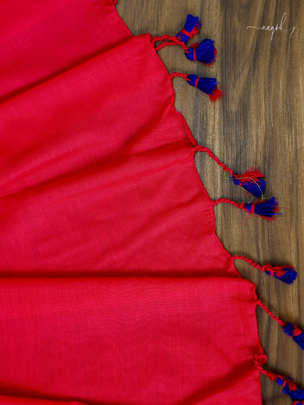 Red Cotton Saree