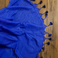 Blue Cotton Saree