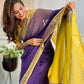 Pure Linen Purple Saree