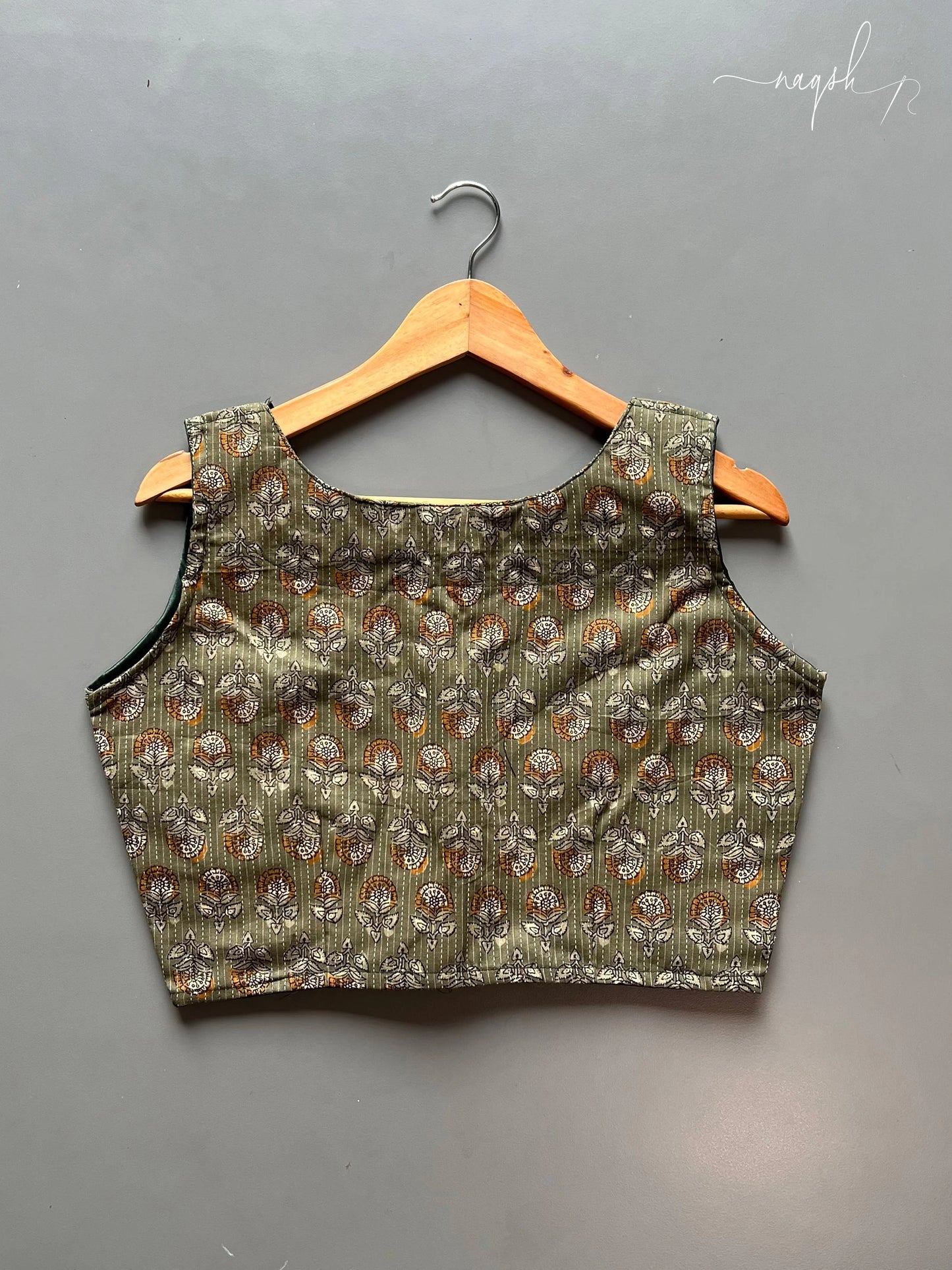 Crop Top Cotton Sleeveless Blouse