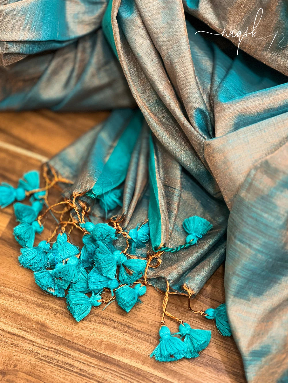 Peacock Green Saree