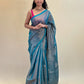 Peacock Green Saree