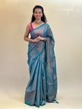 Peacock Green Saree