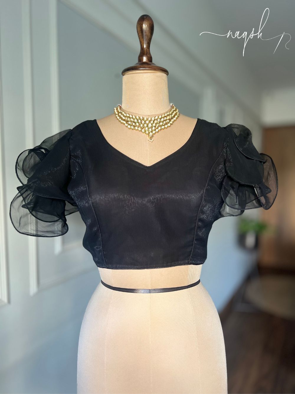 Fancy Black Blouse