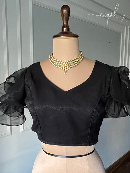 Fancy Black Blouse