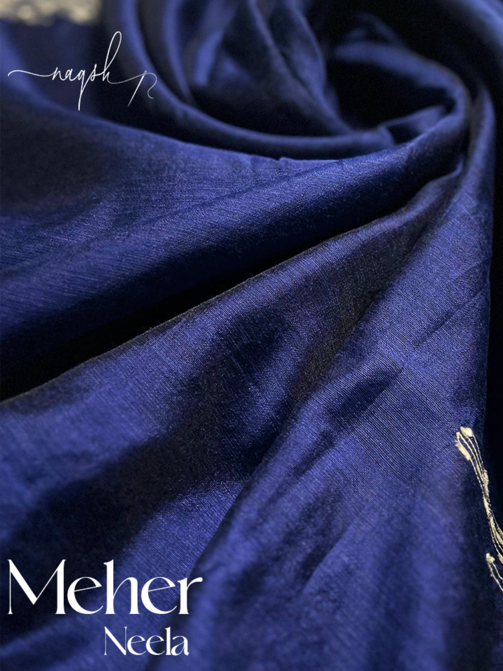 Meher Neela Cotton Silk Saree