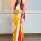 Red Yellow Mul Cotton Saree